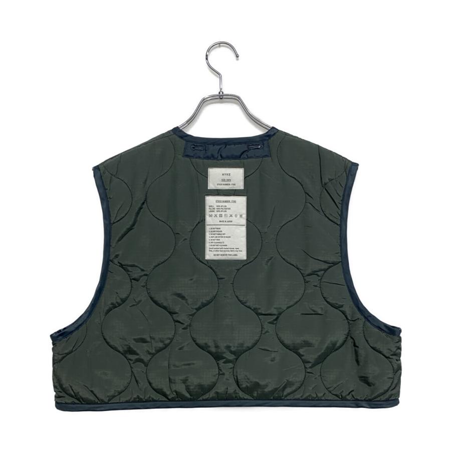 ハイク 中綿ベスト キルティング カーキ レディース SIZE OSFA HYKE