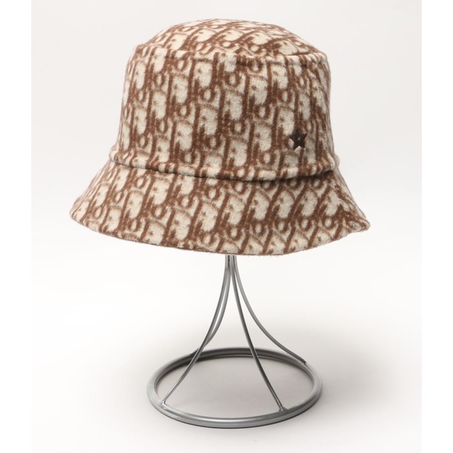 美品 クリスチャンディオール オブリーク ウールハット CPB06196ACWO