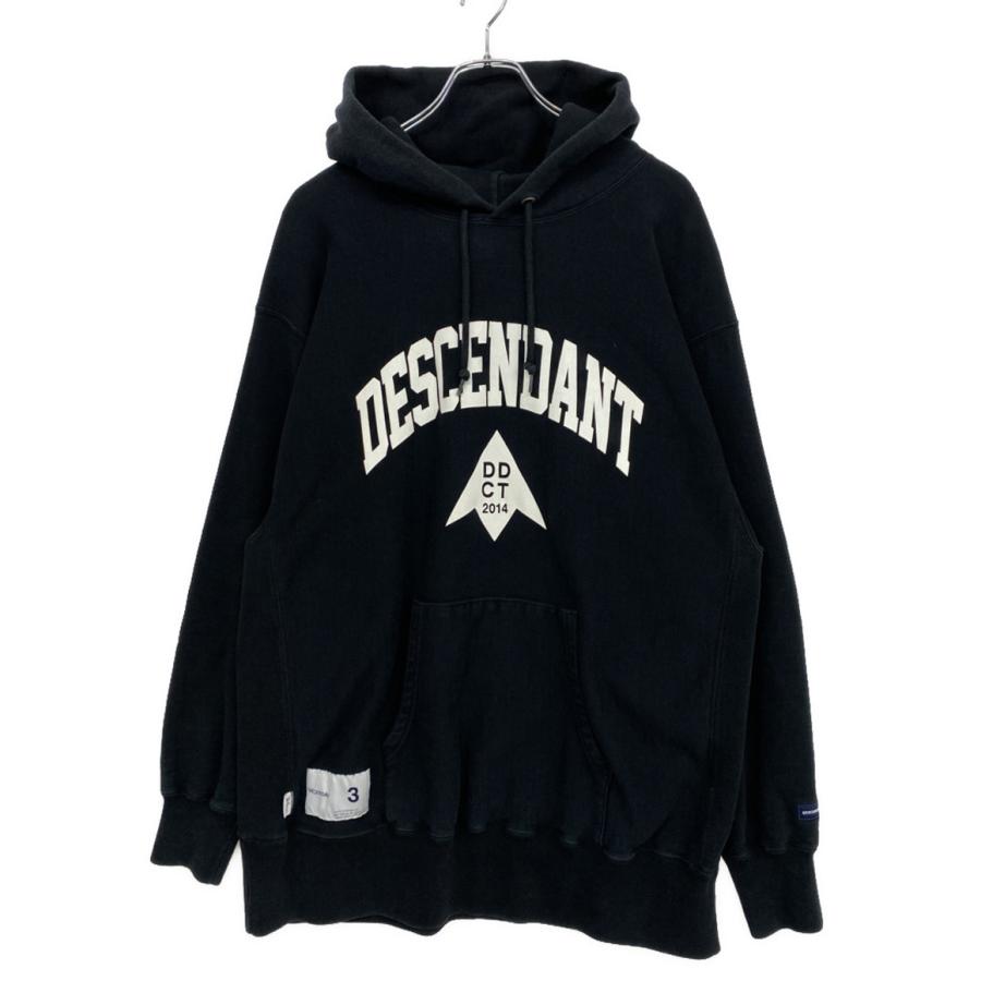 ディセンダント ロンハーマン パーカー ブラック メンズ SIZE 3