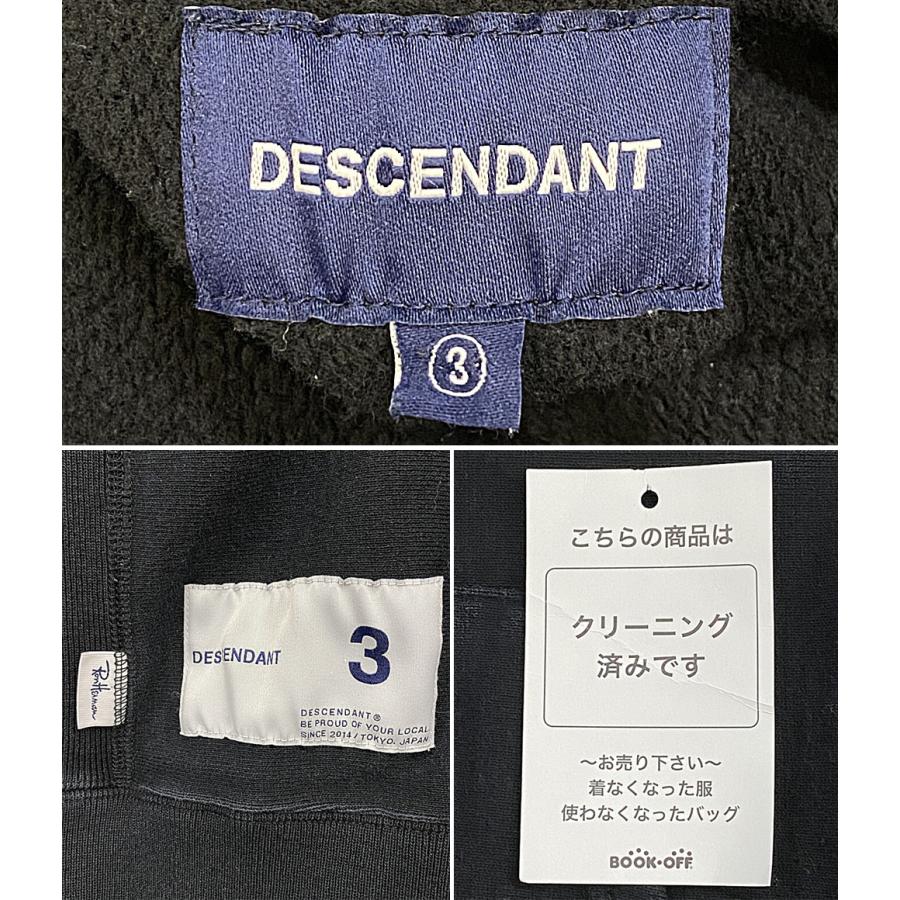 ディセンダント ロンハーマン パーカー ブラック メンズ SIZE 3
