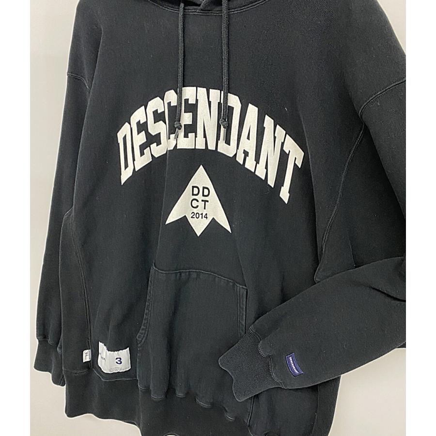 ディセンダント ロンハーマン パーカー ブラック メンズ SIZE 3