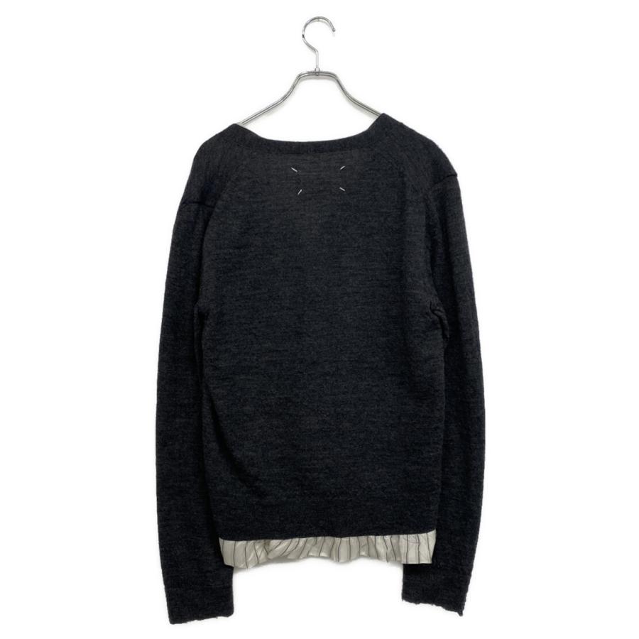 メゾンマルジェラ カーディガン ダメージ グレー s50HA1008 メンズ