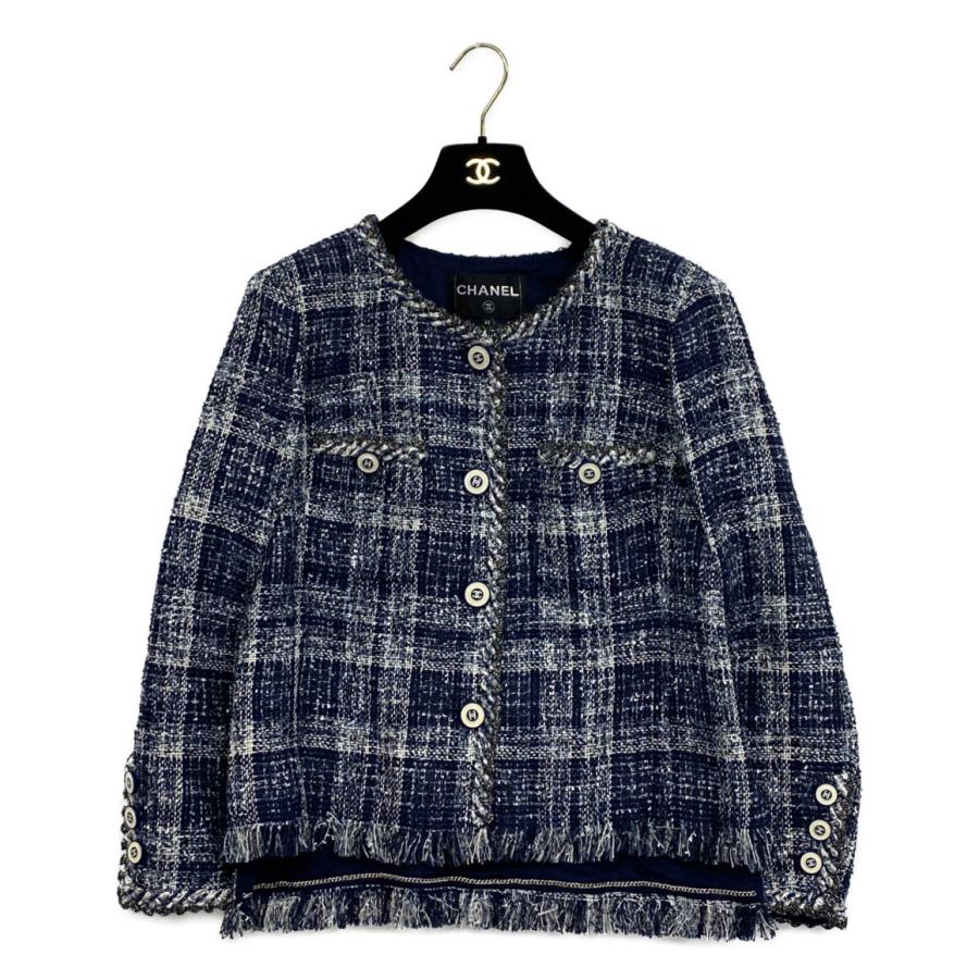 CHANEL（シャネル） ボンバージャケットラメツイードジャケット