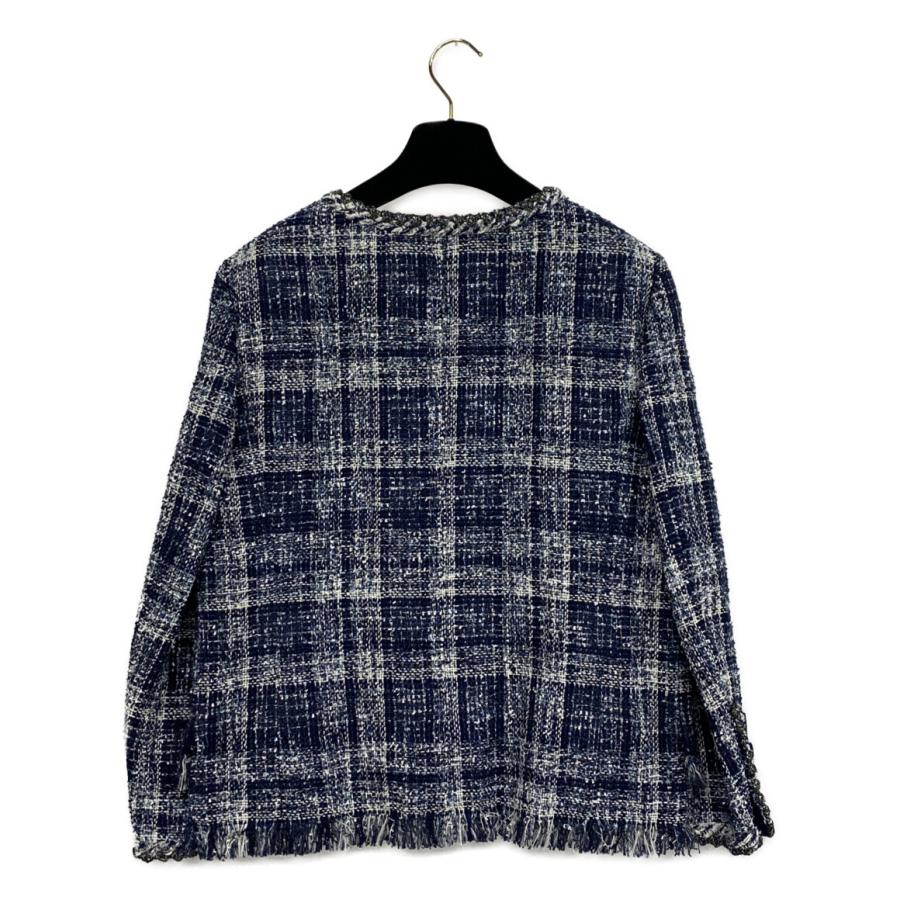 シャネル ボンバージャケットラメツイードジャケット P58382V44202 レディース SIZE 42 CHANEL 中古の画像