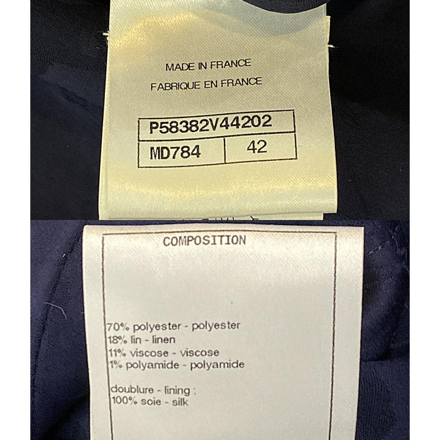 シャネル ボンバージャケットラメツイードジャケット P58382V44202 レディース SIZE 42 CHANEL 中古の画像