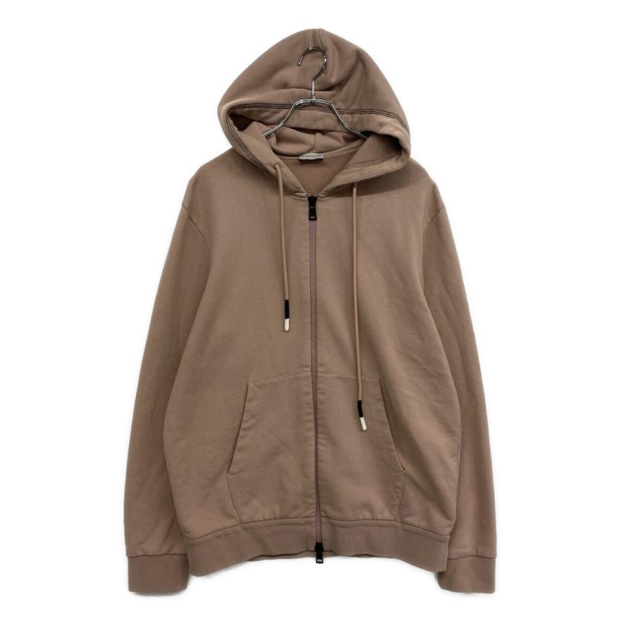 MONCLER（モンクレール） パーカー ピンクベージュ バックロゴ 