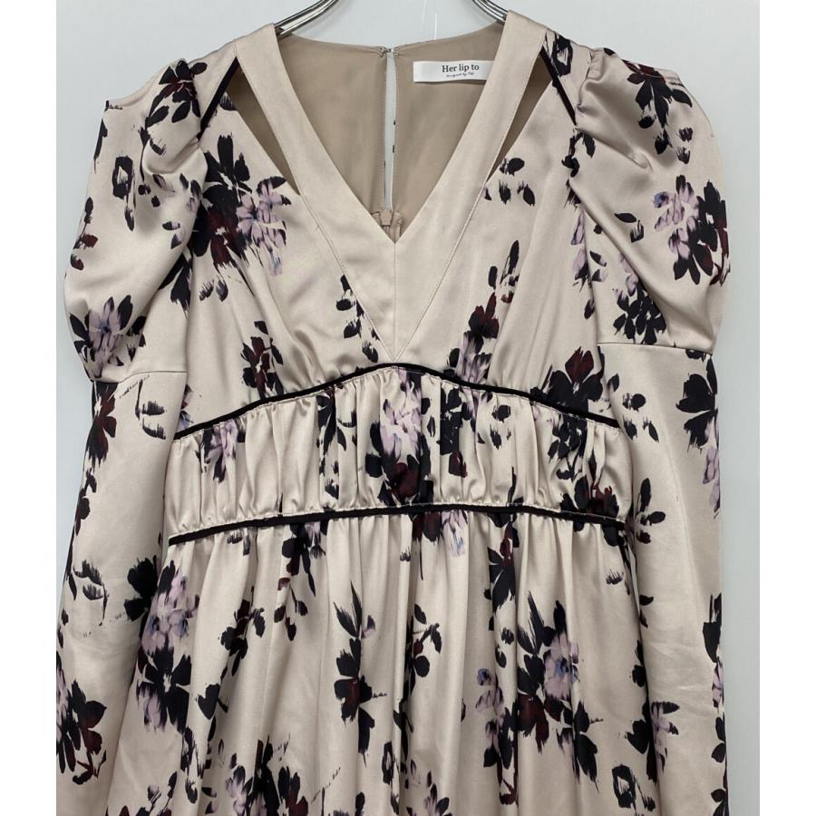ハーリップトゥ 長袖ワンピース Muse Floral Cut-Out Dress 1234305138