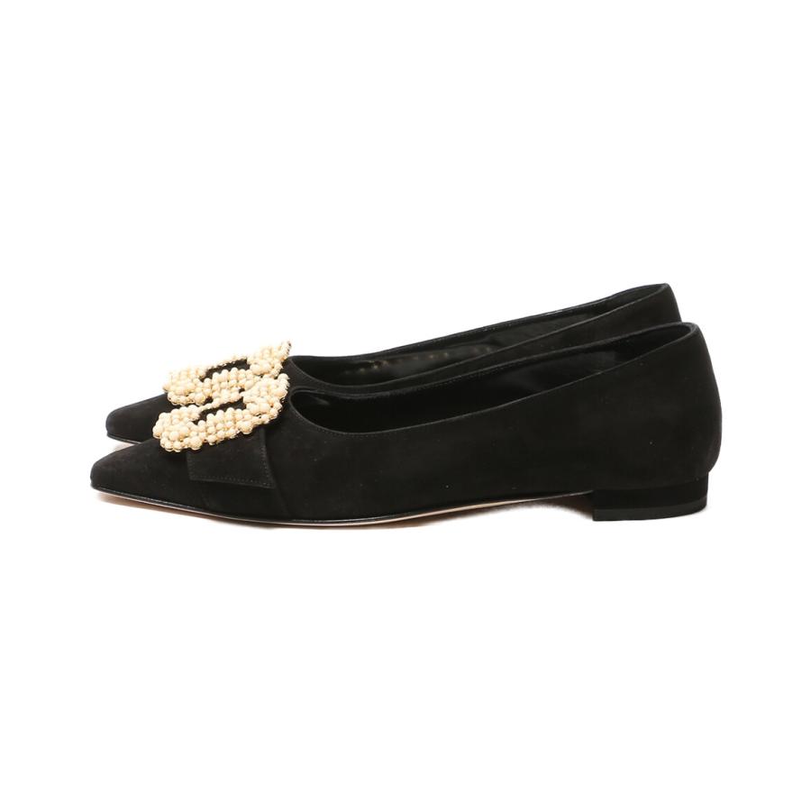 MANOLO BLAHNIK（マノロブラニク） パンプス ハンギシ パール 