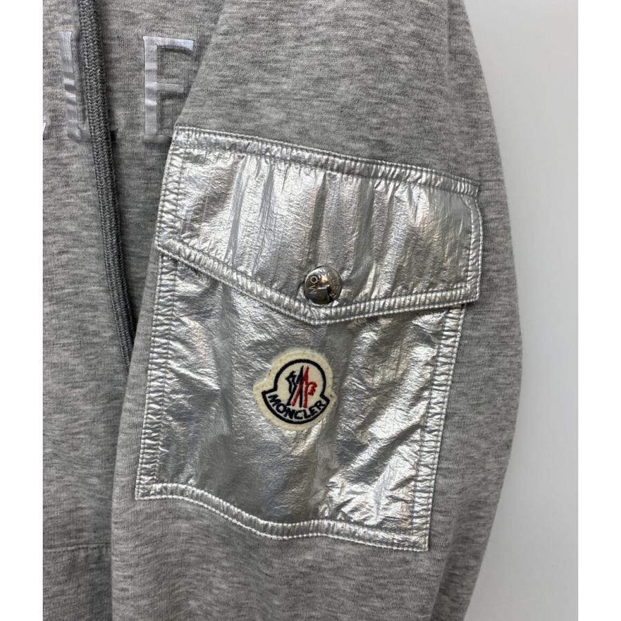 MONCLER グレー フード付きパーカー Mサイズ MONCLER新品タグ付き グレー フード付きパーカー - メルカリ