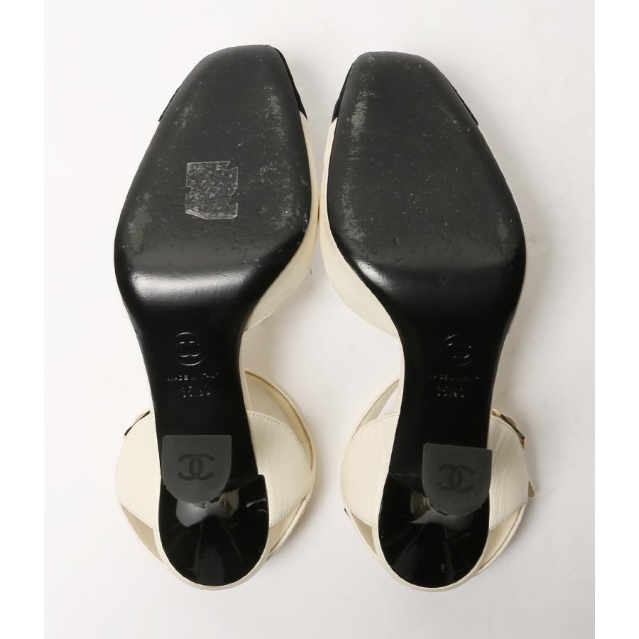 シャネル パンプス 21A G37366 ロゴ レディース SIZE 35.5 CHANEL 中古の画像