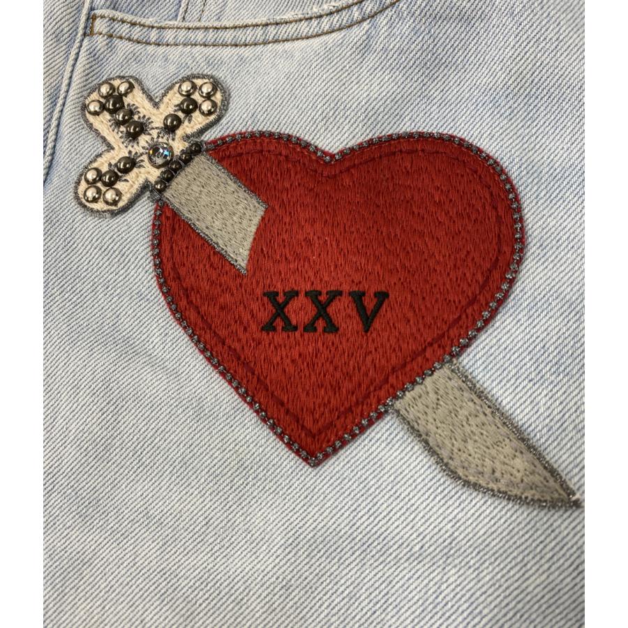 GUCCI（グッチ） デニムパンツ 467288 ハートパッチデニム レディース