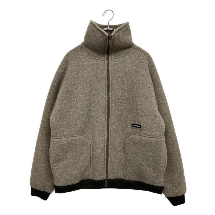 miu miu（ミュウミュウ） 美品 コットンフリースジッパー ブルゾン