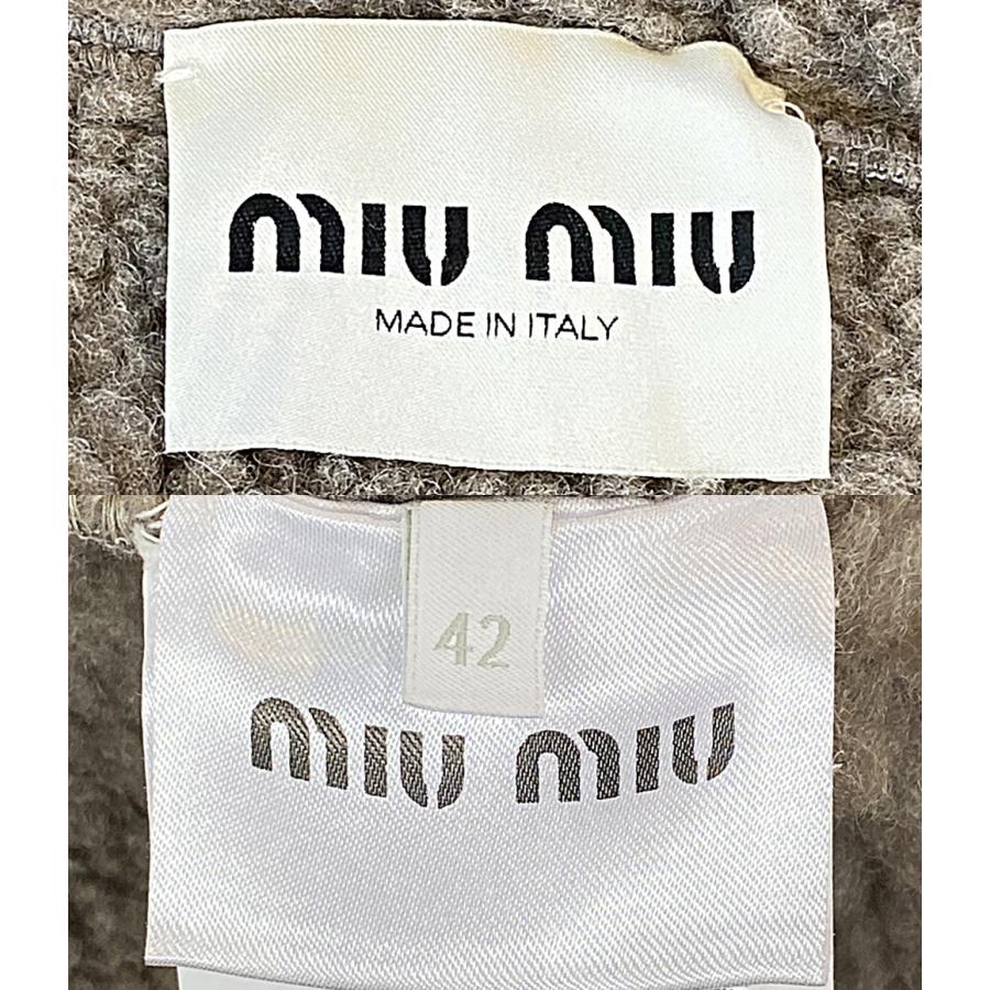 miu miu（ミュウミュウ） 美品 コットンフリースジッパー ブルゾン
