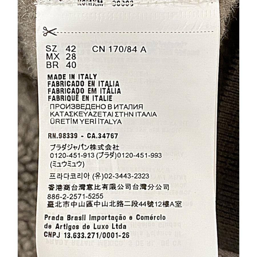 miu miu（ミュウミュウ） 美品 コットンフリースジッパー ブルゾン