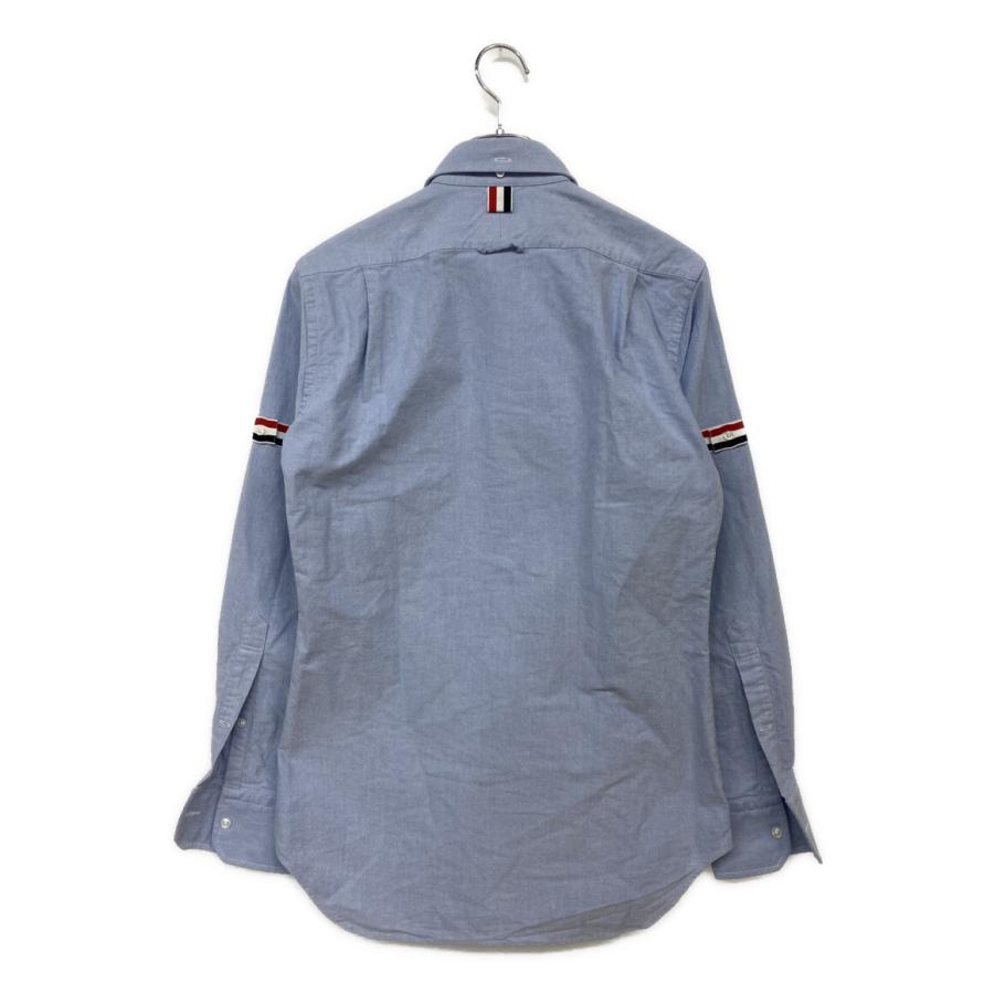 トムブラウン THOM BROWNE 長袖シャツ SIZE0 トムブラウン 長袖シャツ アームバンドオックスフォードシャツ ブルー