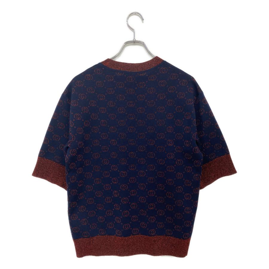 美品 グッチ 半袖ニット GGラメニット 605920 レディース SIZE XS 