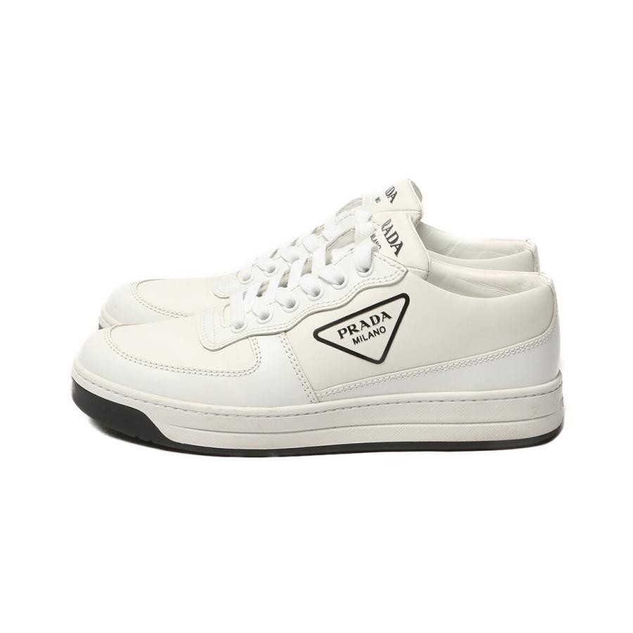 PRADA（プラダ） ロゴスニーカー ホワイト 1E796M レディース SIZE 36