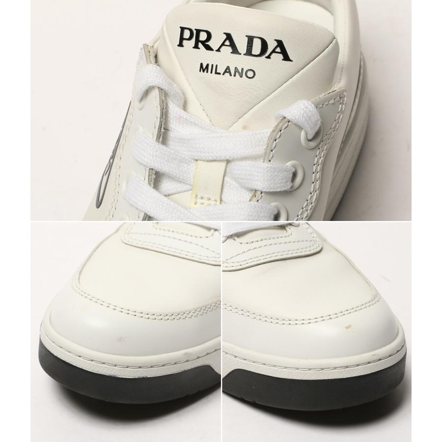 PRADA（プラダ） ロゴスニーカー ホワイト 1E796M レディース SIZE 36