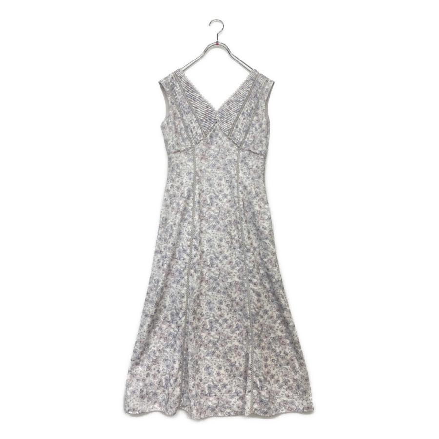 美品 ハーリップトゥ ノースリーブワンピース Lace Trimmed Floral 