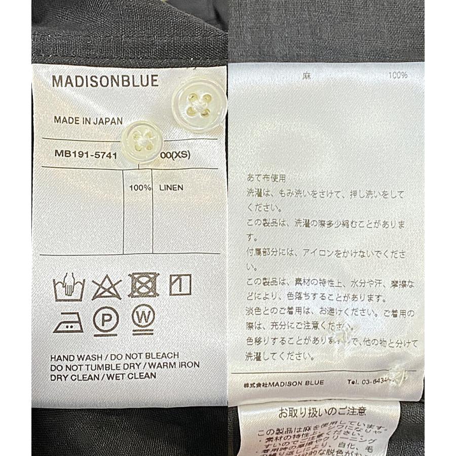マディソンブルー 長袖シャツ リネン MB191-5741 レディース SIZE XS