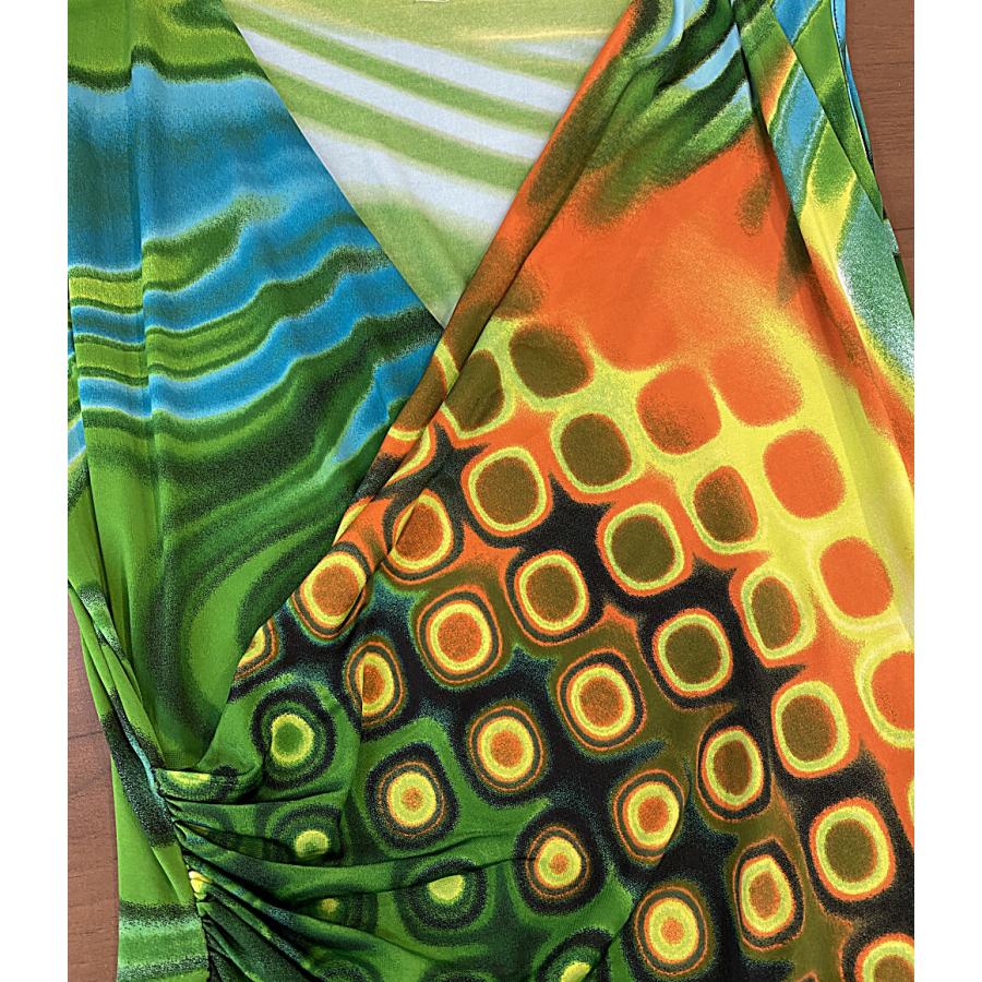 美品 ジャンポール・ゴルチェ ノースリーブワンピース パワーネット 総 