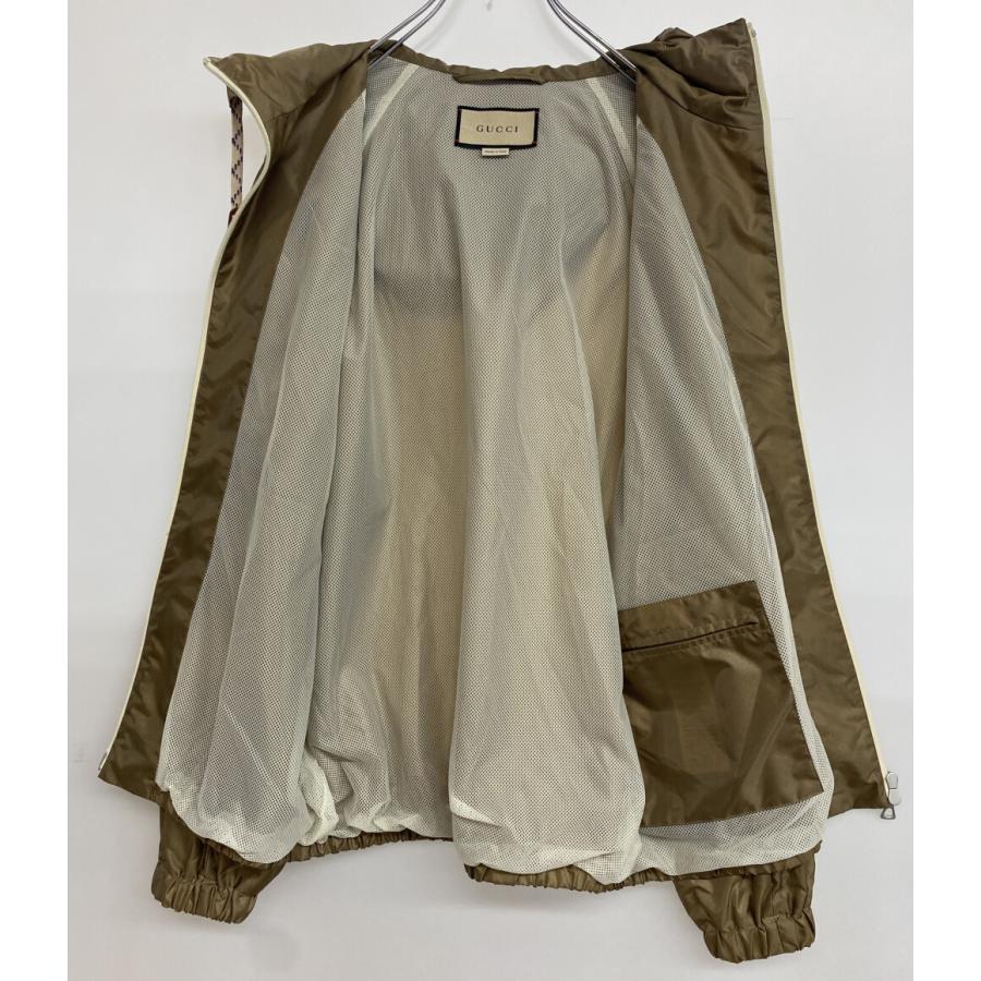 美品 グッチ ナイロンジップアップ ジャケット 692937 Z8A1Q メンズ SIZE 44 GUCCI 中古の画像