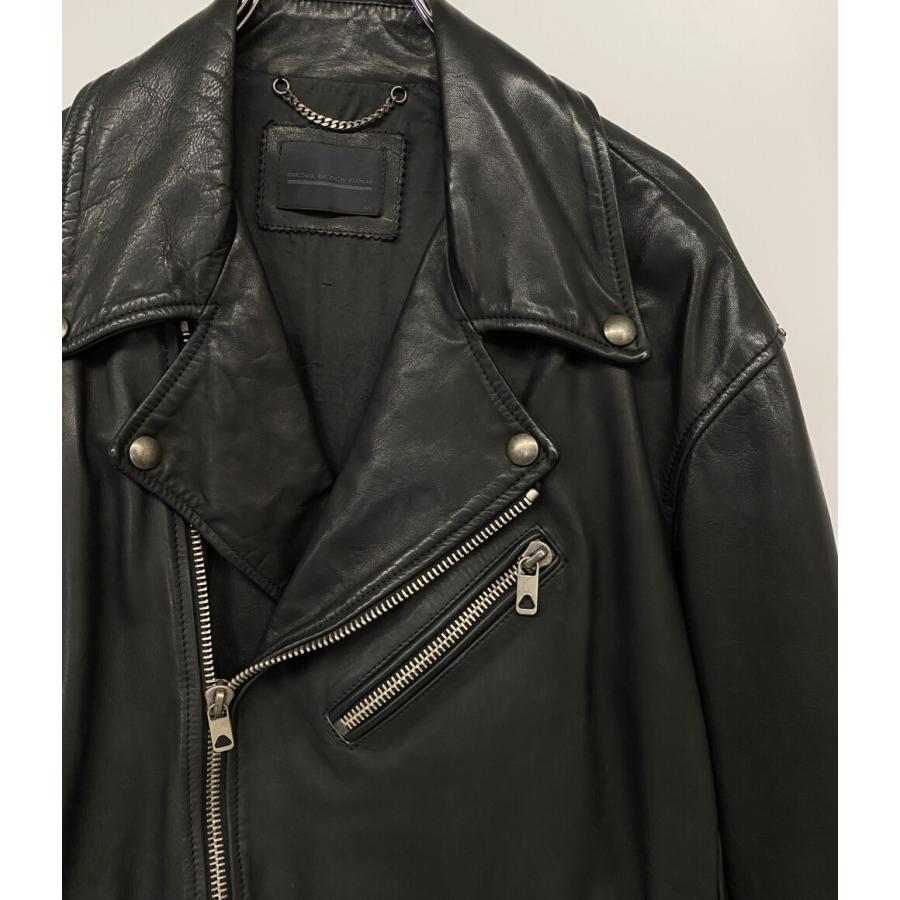 M*J様 美品　ディーゼルブラックゴールド　ライダース ディーゼルブラックゴールド シングルライダースジャケット 牛革