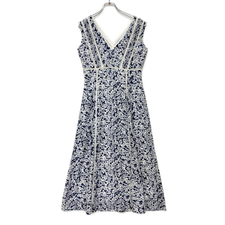 ワンピース Hep lip to Lace Trimmed Floral Dress ハーリップトゥ ノースリーブワンピース Lace Trimmed Floral Dress