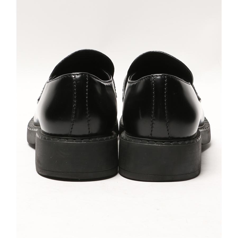 PRADA（プラダ） チョコレートブラッシュドレザーローファー 2DE127