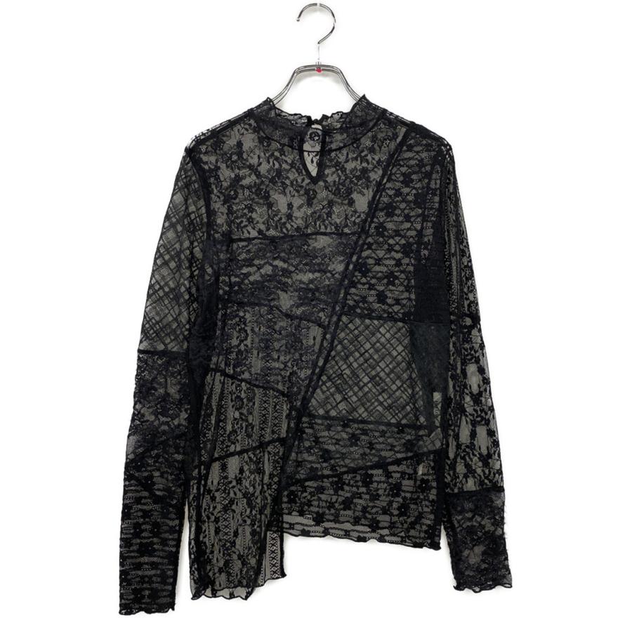 【新品未使用】　amerivintage トップス　ブラウス アメリ ヴィンテージ レースブラウス LACE PATCHWORK ASYMMETRY TOP