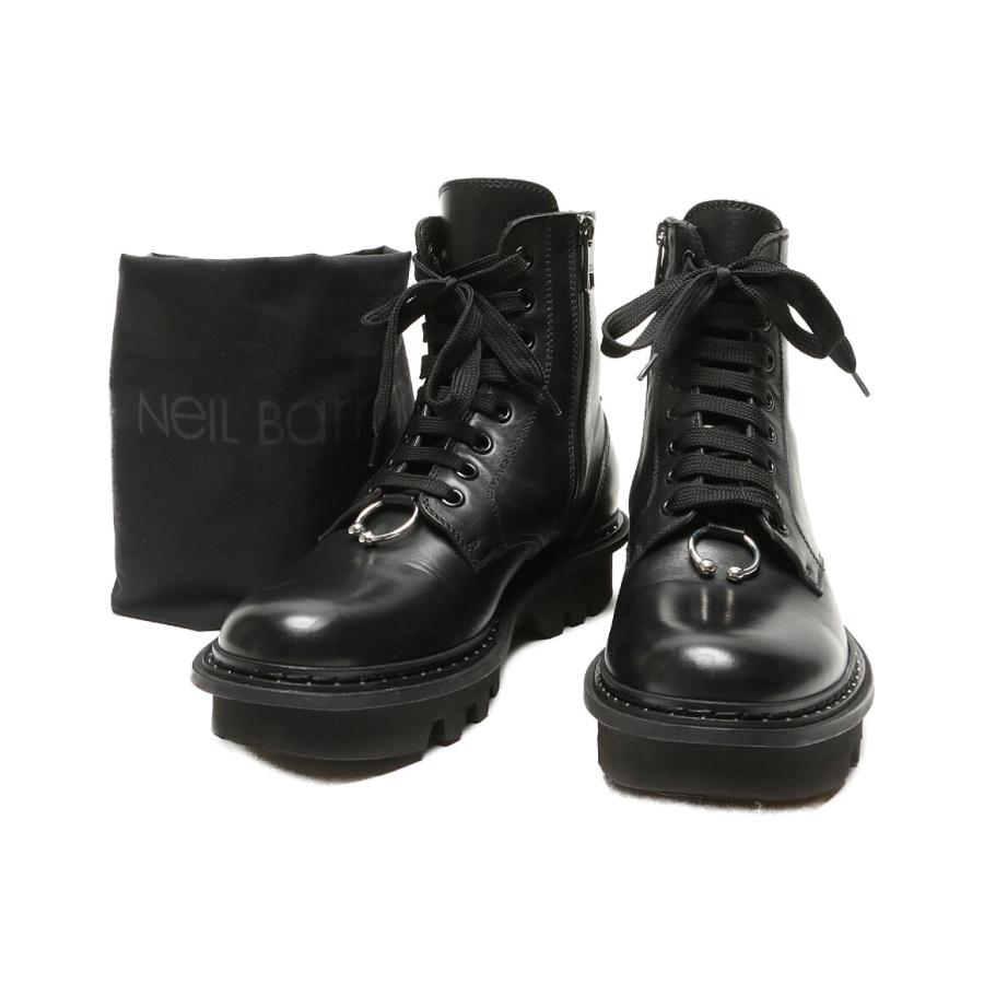 ニールバレット レースアップブーツ サイドジップ メンズ SIZE 42 NEIL