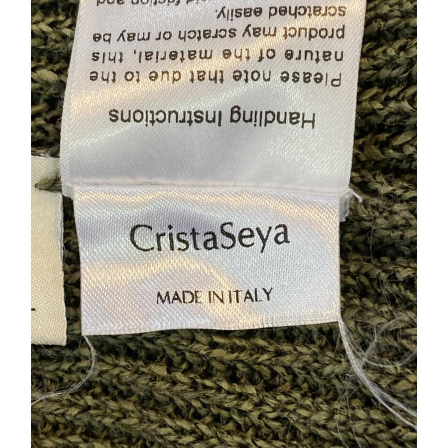 クリスタセヤ ニット 和紙ペーパースキッパーポロ 2020ss メンズ SIZE