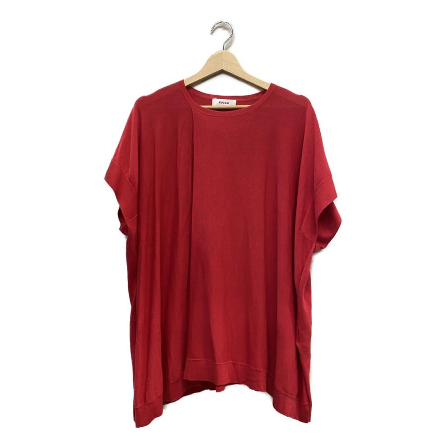 ズッカ ニット レッド ZU96-KM068 レディース SIZE M ZUCCA 中古
