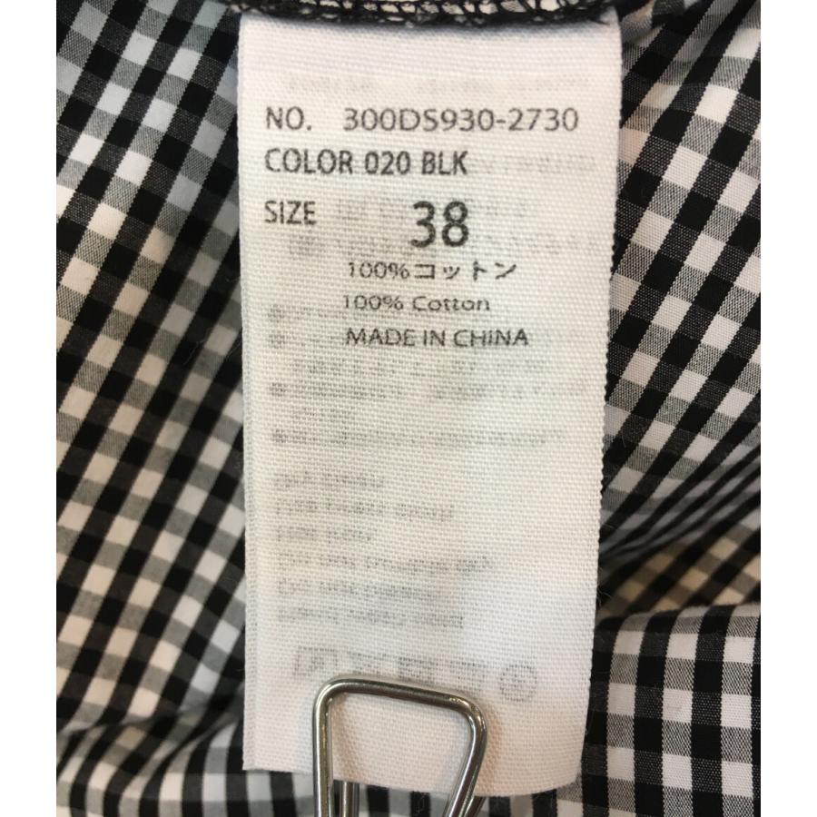 エンフォルド フロントリボンブラウス ギンガムチェック 20ss 300DS930