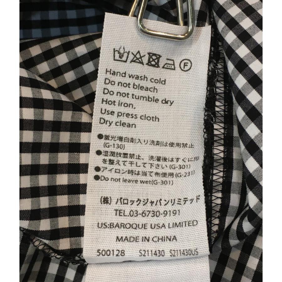 エンフォルド フロントリボンブラウス ギンガムチェック 20ss 300DS930