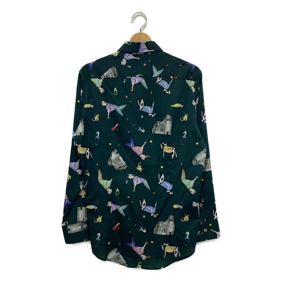 mannine マンナイン 長袖シャツ マンナイン 長袖シャツ アニマル ダークグリーン レディース