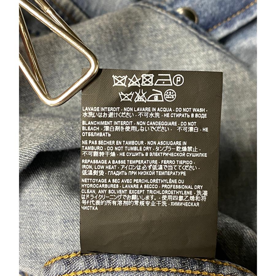 カ*ノ様 Saint Laurent デニムウエスタンシャツ XS 中古・古着通販】Saint Laurent Paris (サンローランパリ) 花柄