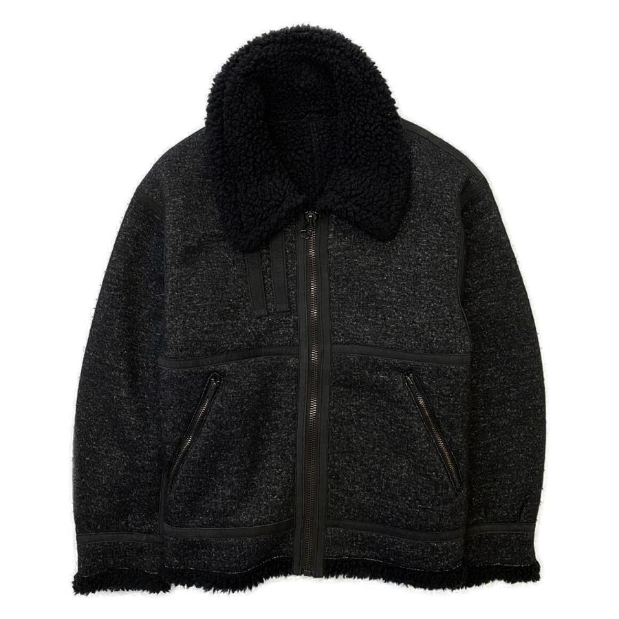 アンユーズド ブルゾン BEAUTY＆YOUTH グレー ボアジャケット 17aw  