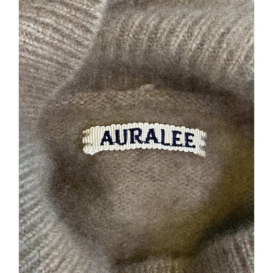 オーラリー ニット ブラウン ベビーカシミヤ100％ A7AP02BC レディース