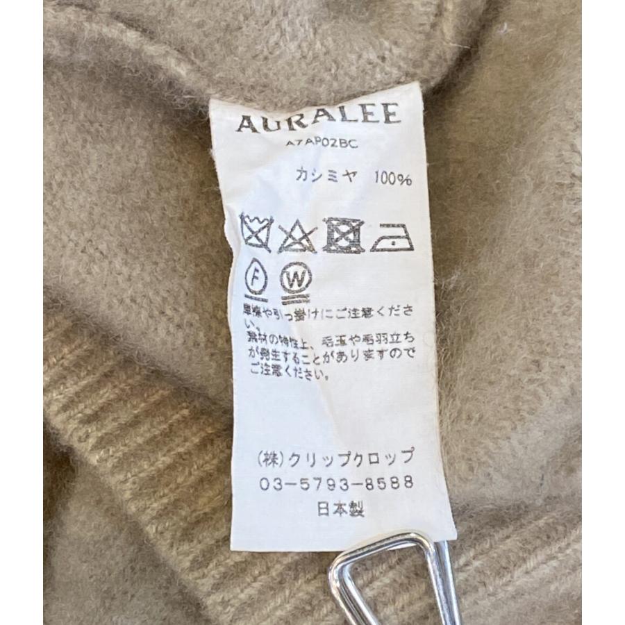 オーラリー ニット ブラウン ベビーカシミヤ100％ A7AP02BC レディース 