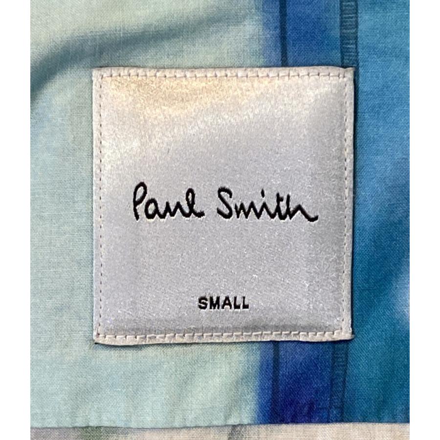 美品 ポールスミス 長袖シャツ 地図プリント 22AW PFCR78624 メンズ