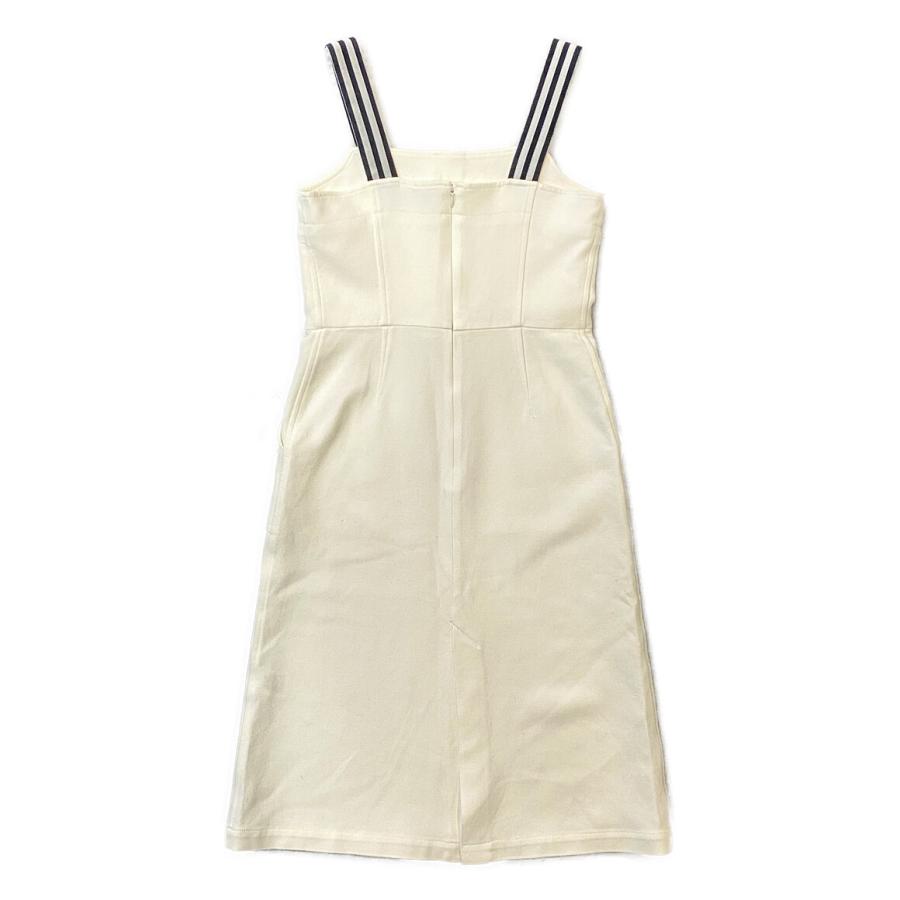 ボーダーズアットバルコニー STRAPPED DRESS ワンピース ホワイト ボーダーズアットバルコニー STRAPPED DRESS ワンピース ホワイト