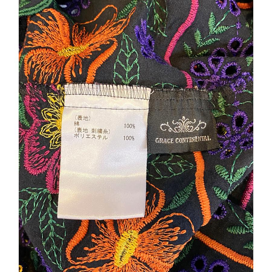 グレースコンチネンタル セットアップ イレヘム刺繍 レディース SIZE 
