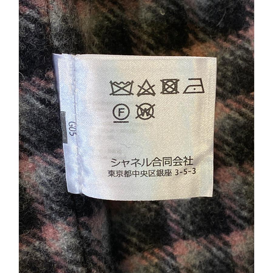 美品 シャネル ショートコート カシミヤ アルパカ シルク混 美品 シャネル ショートコート カシミヤ アルパカ シルク混