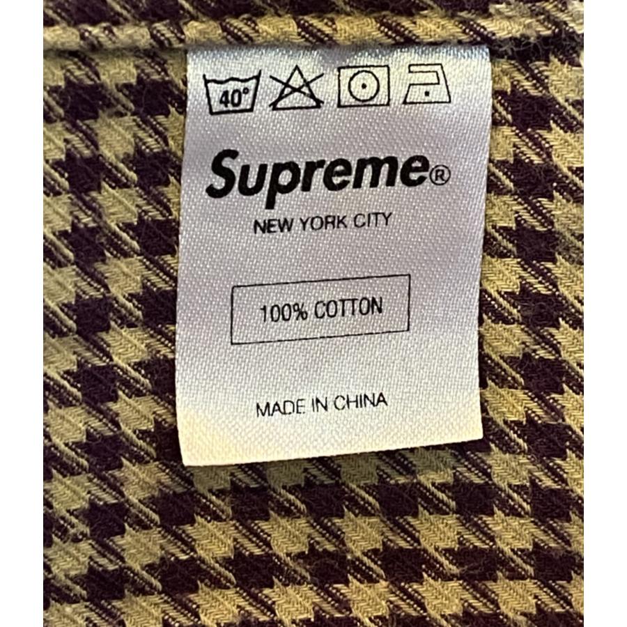 シュプリーム 長袖シャツ ネルシャツ 千鳥柄 メンズ SIZE M シュプリーム 長袖シャツ ネルシャツ 千鳥柄 メンズ SIZE M
