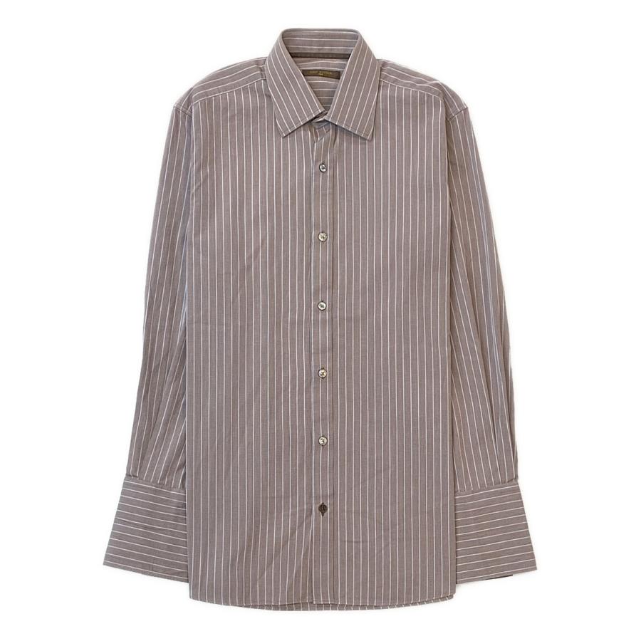 ルイ・ヴィトン ストライプ 長袖シャツ 38 【公式通販】