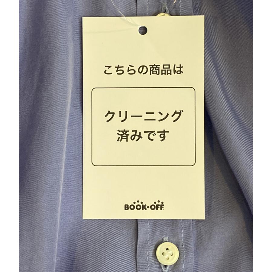 ヘリテノーム シャツワンピース オーバーサイズ シルクコットン混 長袖 