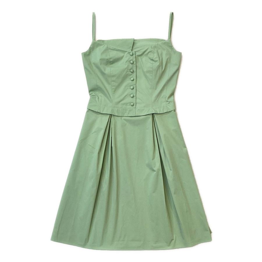 美品 フォクシー キャミソールワンピース ミント ビスチェ 26373  