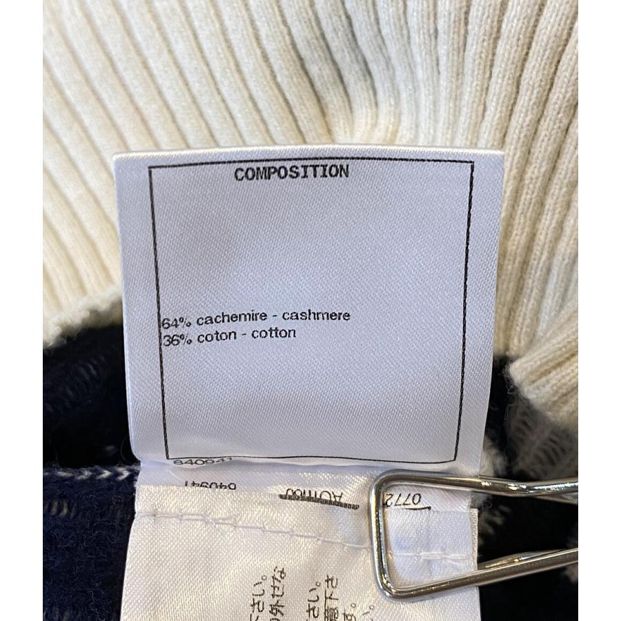CHANEL 07A シャネルココマークロゴマニアハイネックニット