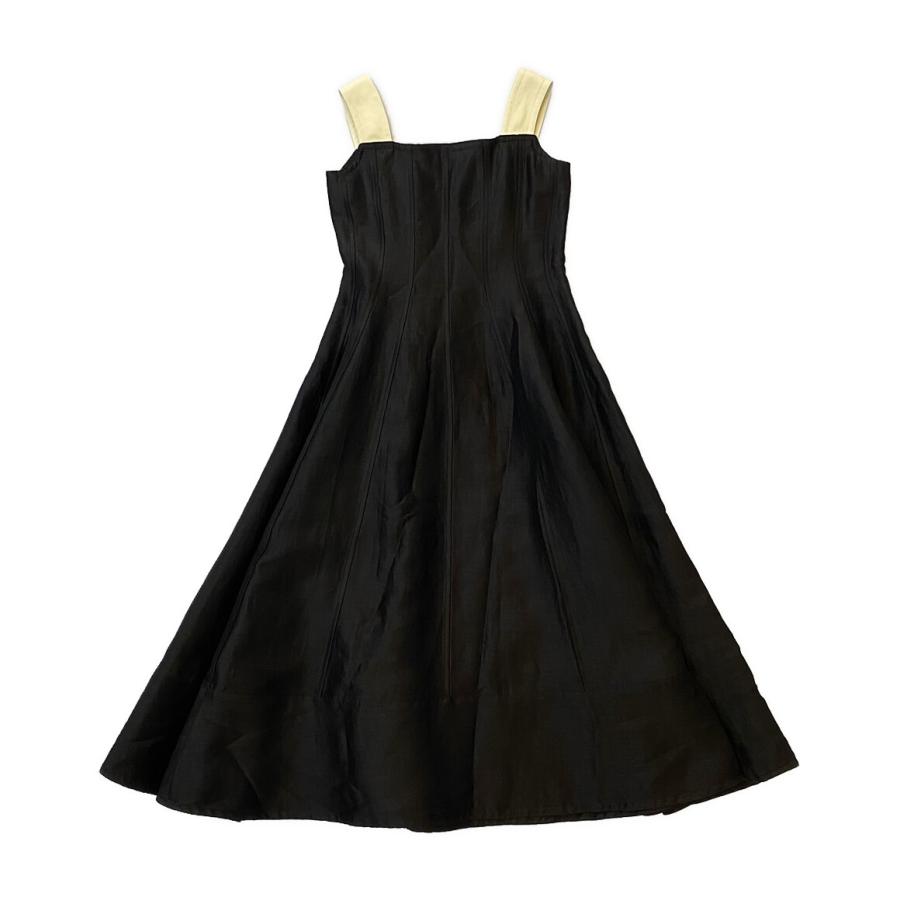 ブラミンク ノースリーブワンピース リネンシルク混 7926-230-0294